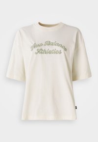 LINEAR HERITAGE OVERSIZED - T-shirt imprimé - white