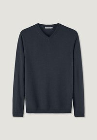hessnatur V REGULAR  - Strickpullover - marine