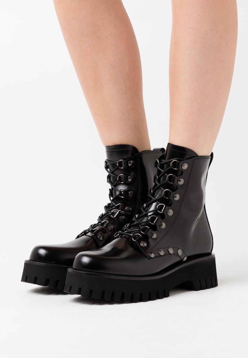 Casadei Botines camperos - black