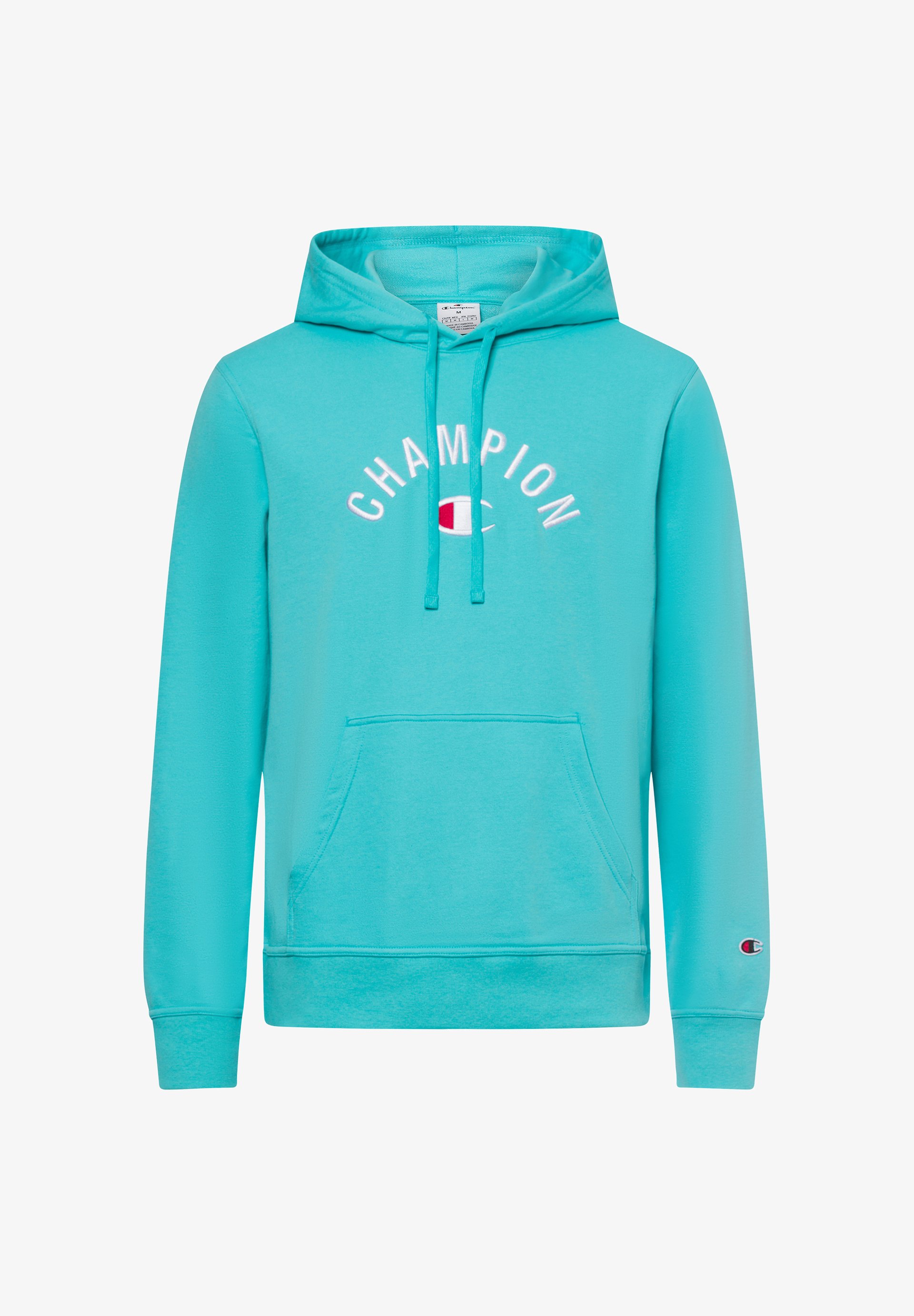 Champion Hooded Sweatshirt Champion Sweater Turquoise Blue Dye