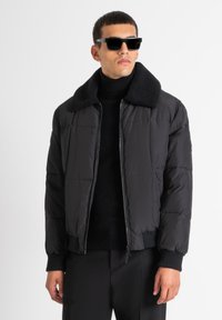 Antony Morato REGULAR FIT IN TECHNO WITH COLLAR - Veste d'hiver - black