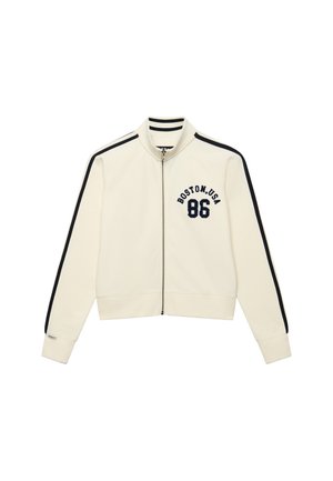 Superdry & Co, SUPERDRY ATHLETIC APPLIQUE TRACK TOP - Sweatjakke - desert bone off white