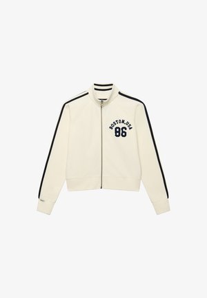 Superdry & Co, SUPERDRY ATHLETIC APPLIQUE TRACK TOP - Sweatjakke - desert bone off white