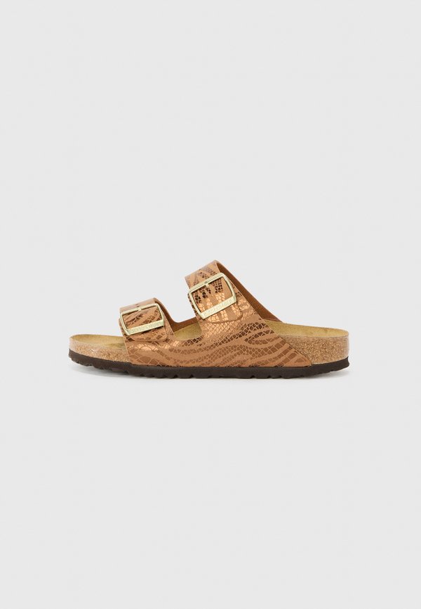 ARIZONA SYN SOFT ZEBRA NARROW - Sandals - pecan