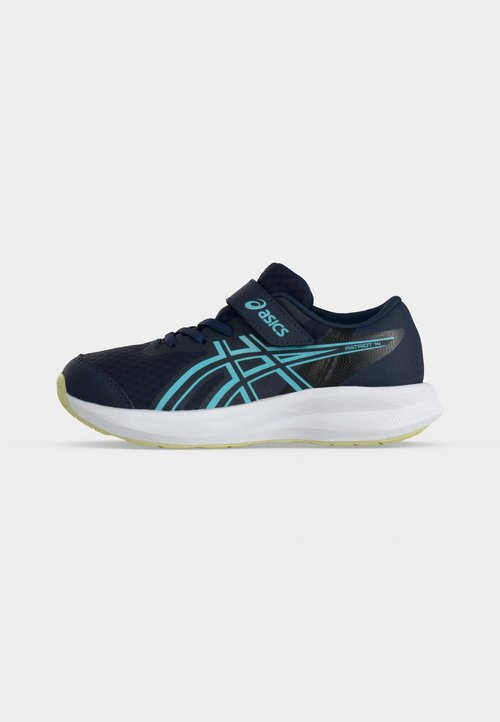 ASICS PATRIOT 14 UNISEX - Road running shoes - midnight/glow green — photo 2