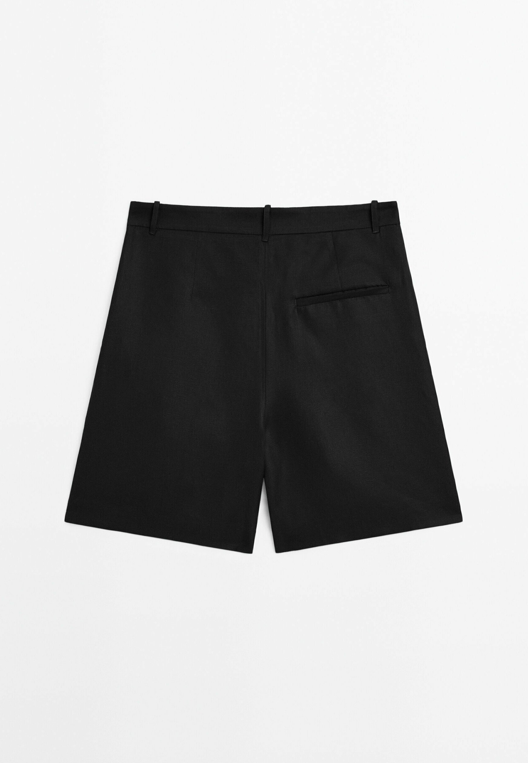 Massimo Dutti BERMUDA - Shorts - black - Zalando.co.uk