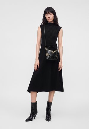 KARL LAGERFELD, MINI HOBO PYTHON - Kabelka - brown