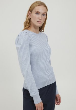 BYPIMBA RIB JUMPER - Svetr - kentucky blue melange