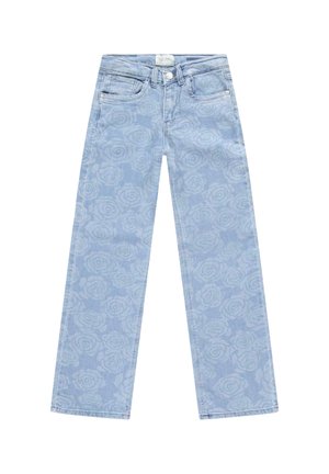Straight leg jeans - brique