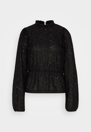 PIECES Tall, PCJANESSA - Pikkade varrukatega topp - black