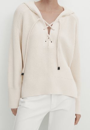 Hoodie - beige