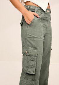 Next ADJUSTABLE WAIST  - Cargobyxor - khaki green