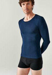 Damart COL ROND FINE SENSITIVE MANCHES LONGUES - Maglietta intima - Dark Navy