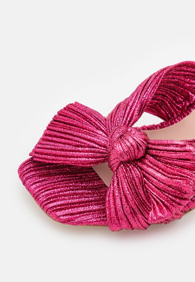 Loeffler Randall CLAUDIA - Mules med hæl - fuchsia