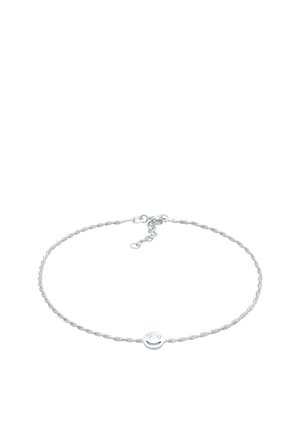 SPARKLING HAPPY CHARM - MIT KRISTALLEN VON SWAROVSKI® - Ankelkæder - silberfarben