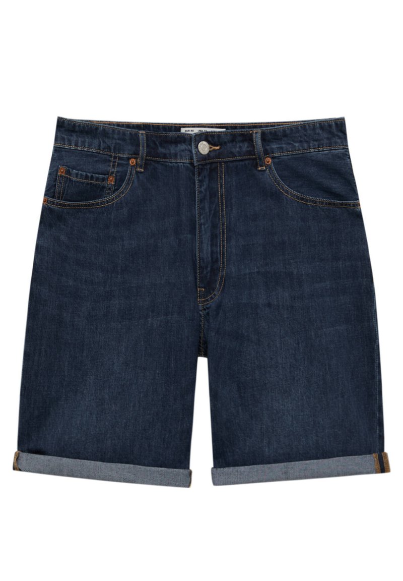PULL&BEAR Jeansshort donkerblauw denim PULL&BEAR Jeansshort donkerblauw denim
