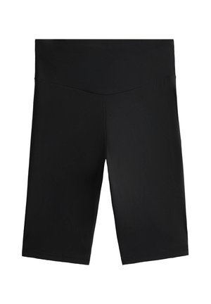 OYSHO COMFORTLUX HIGH-RISE 25cm BIKER - Šortky - black