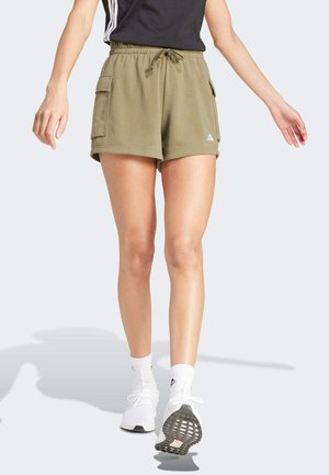 SL FT SHO - Shorts - olive strata   white