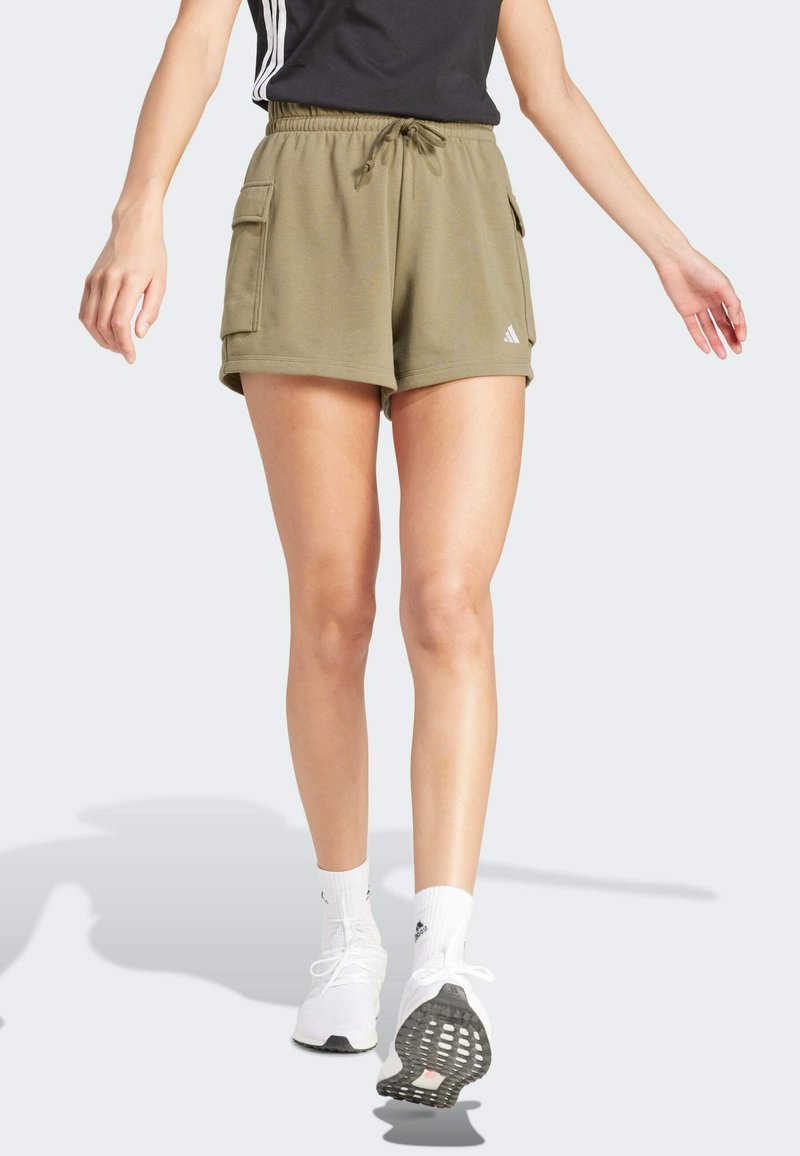 adidas Sportswear SL FT SHO - Šortky - olive strata white