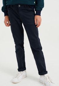 WE Fashion SLIM FIT - Chinot - dark blue