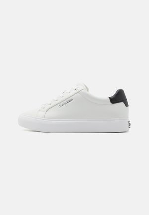 Calvin Klein, LACE UP - Sneakers - white/black