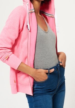 Sudadera con cremallera - pink