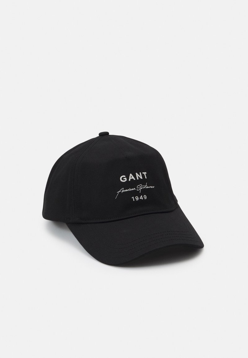 GANT LOGO SCRIPT UNISEX - Gorra - black