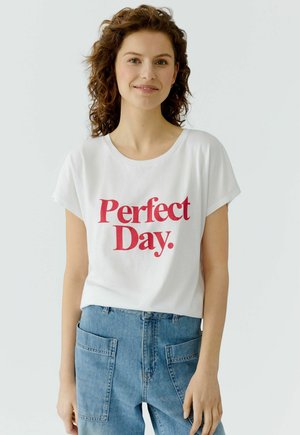 T-shirt print - optic white