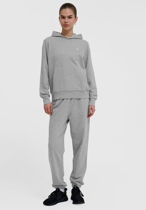 Hoodie - grey melange