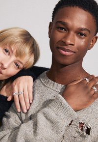 CHARMAINE SET UNISEX - Ring - silver-coloured