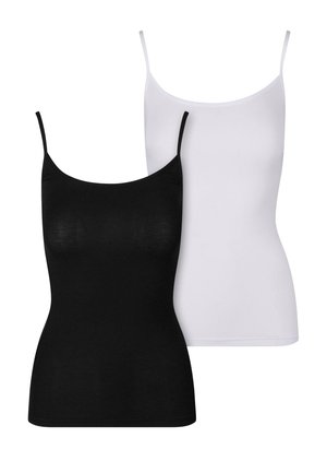 Urban Classics BAMBOO  2-PACK - Top - black+white