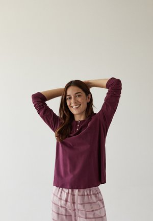 Nachtwäsche Shirt - burgundy