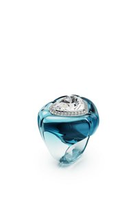 DULCIS HEART CUT - Bague - blue