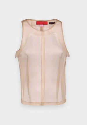 SCULPT TOP - Top - champagne