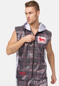 EINLAUF CHARLTON - Waistcoat - white/black/red