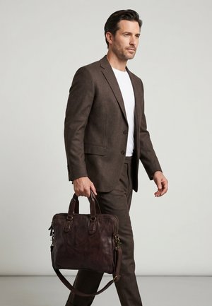VENEZIA, BRIEFCASE - Aktetas - dark brown
