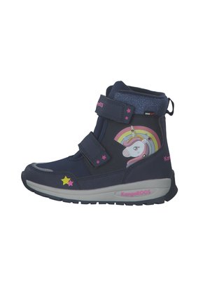 CANDELA - Snowboot/Winterstiefel - dk navy daisy pink unicorn
