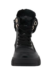 TOM TAILOR Bottines à lacets - black