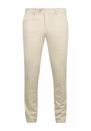 Suitable, DAS PANTALON HOUNDSTOOTH - Broek - beige,off-white