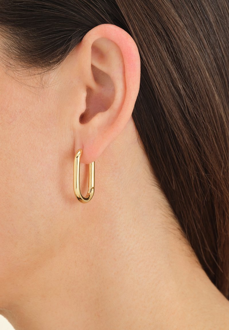 Rosefield OVAL HOOPS. - Naušnice - gold-coloured