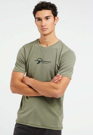 Protest SURF - T-Shirt print - artichoke green