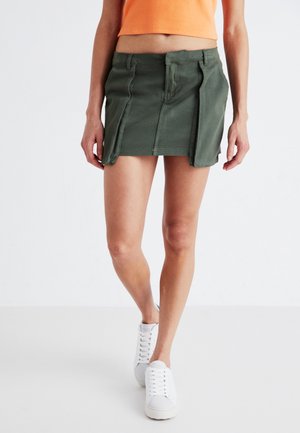 SKIRT - Mini skirt - thyme