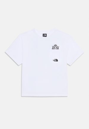 SPORTS OVERSIZED POCKET TEE GRAPH UNISEX - T-shirt con stampa - white