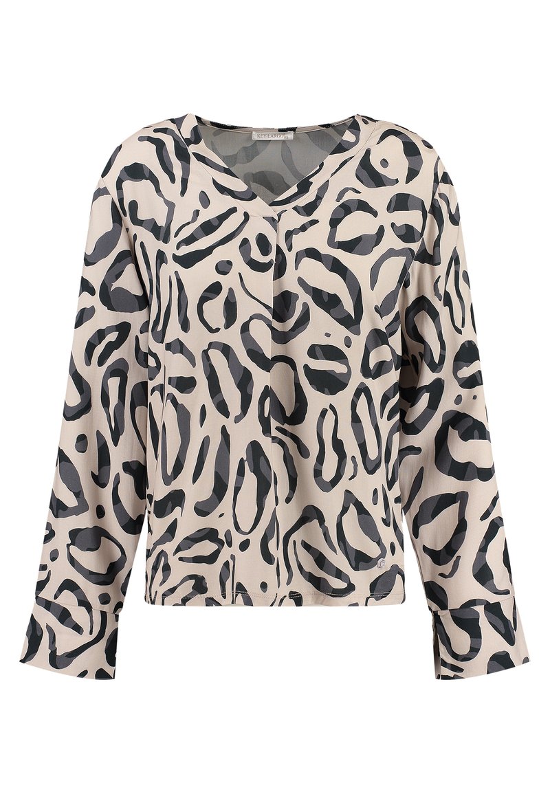 Key Largo WB SAVAGE VNECK - Bluse - beige