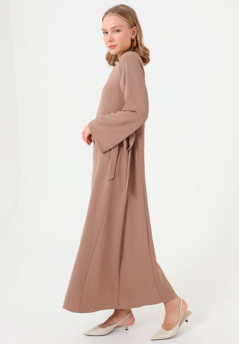 Modest Dress Modanisa Maxi Dress Maxi Dress Modest Gray Dress Modanisa MODEST Maxi Dress Granite Gray