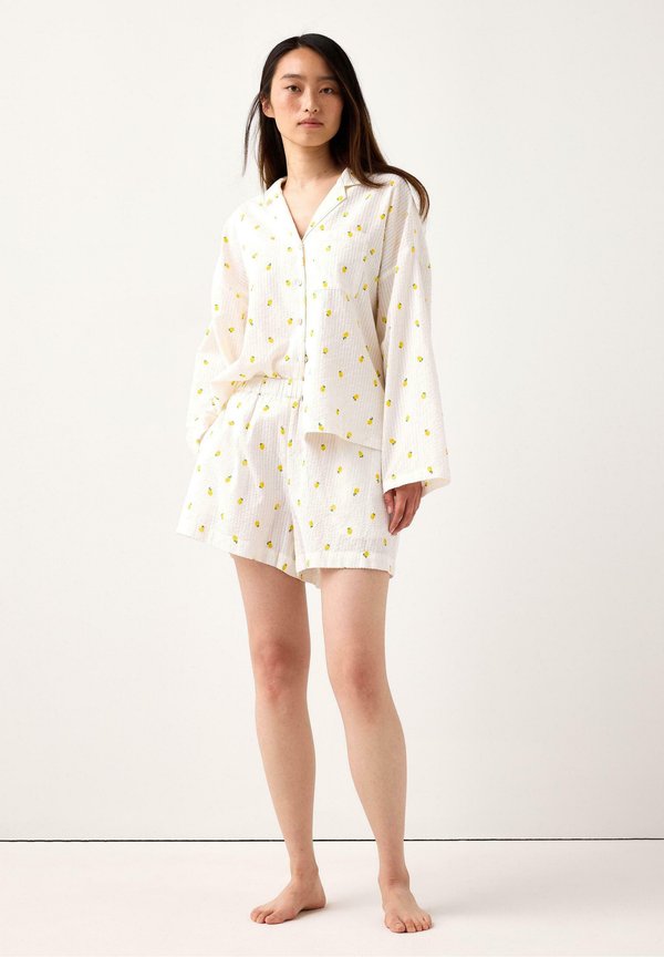 IN SEERSUCKER - Nachtwäsche Hose