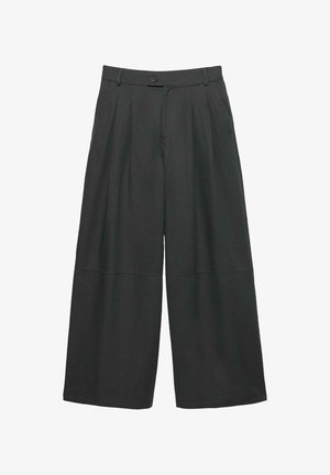 PULL&BEAR WIDE-LEG DARTED - Broek - dark grey
