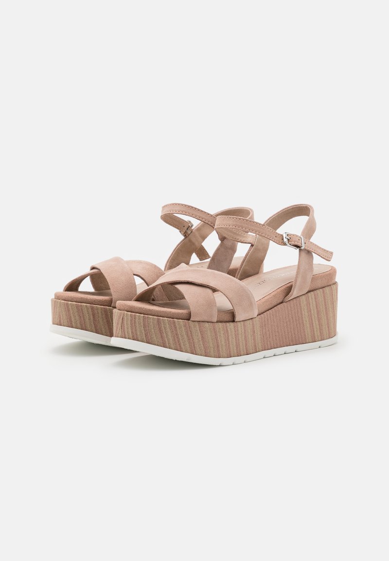 Damen Sneaker | Marco Tozzi Plateausandalette nude - LJ52665 Damen Sneaker | Marco Tozzi Plateausandalette nude - LJ52665