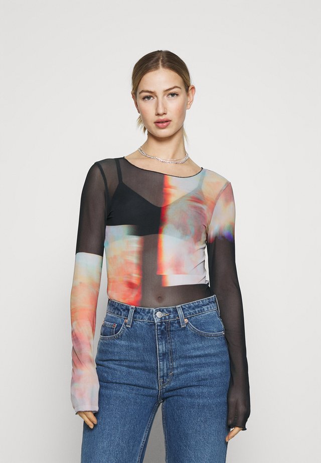 ARDEN HAIRY - Langarmshirt - black