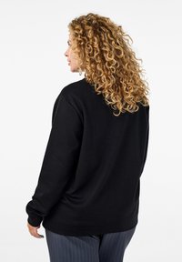 Zizzi FLASH-MIT RUNDHALSAUSSCHNITT - Sweatshirt - black